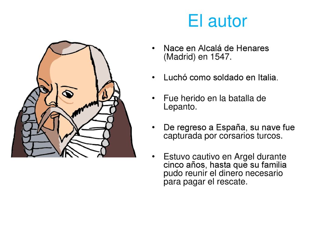 El autor Nace en Alcalá de Henares (Madrid) en 1547.