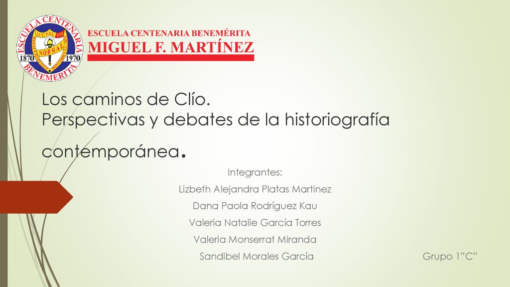 Los caminos de Clío. Perspectivas y debates de la historiografía contemporánea.