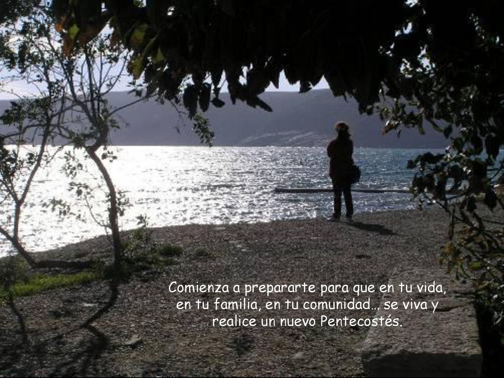 Comienza a prepararte para que en tu vida, en tu familia, en tu comunidad… se viva y realice un nuevo Pentecostés.