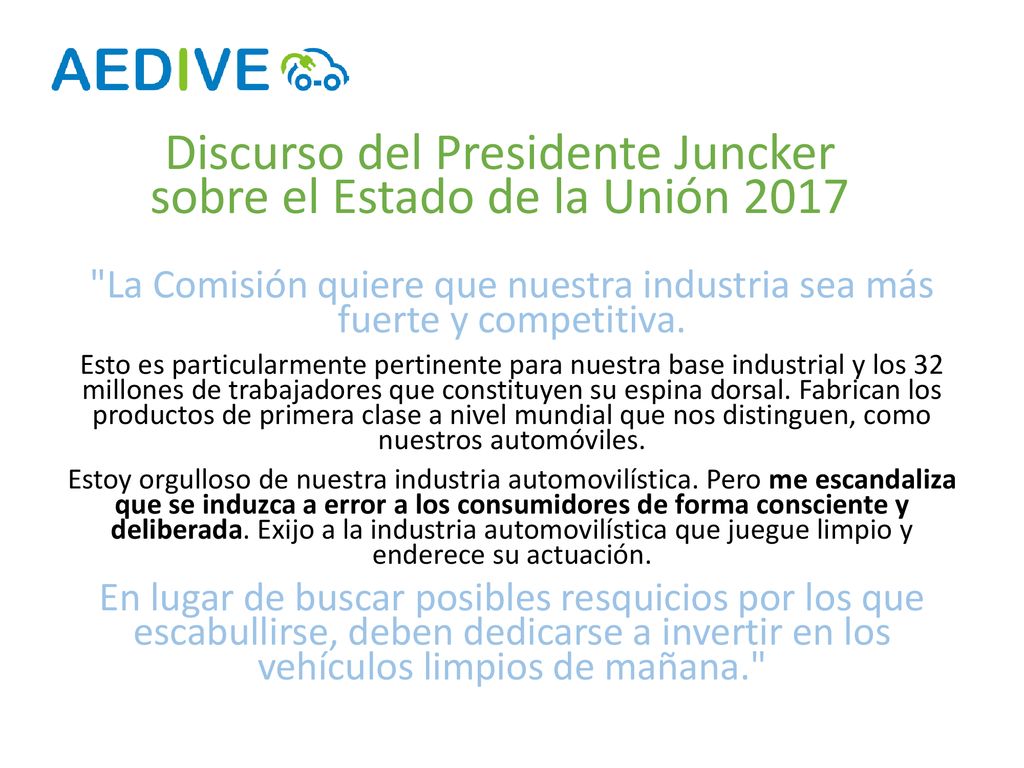 Discurso del Presidente Juncker sobre el Estado de la Unión 2017