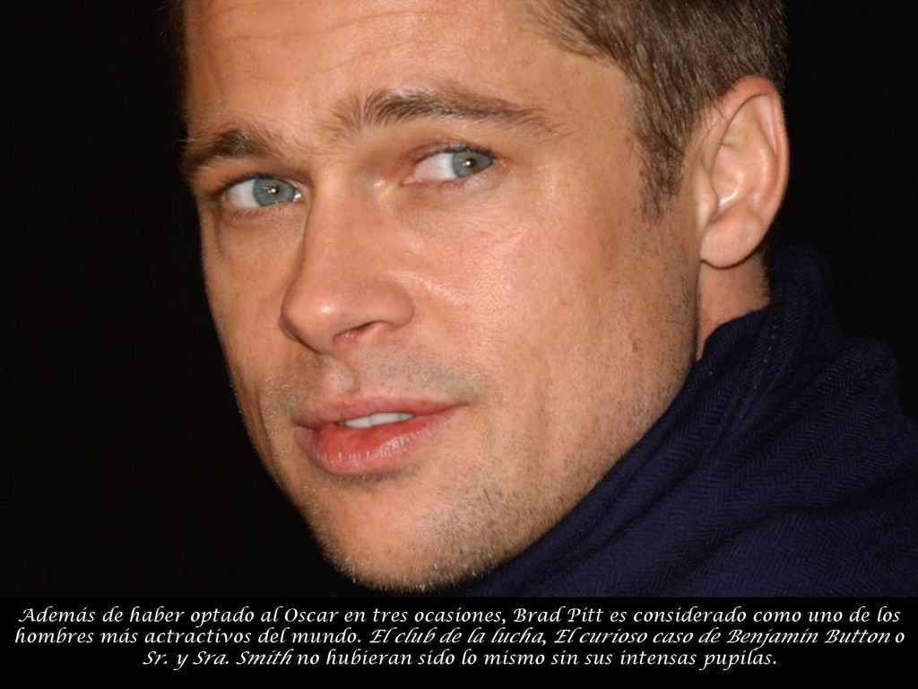 Además de haber optado al Oscar en tres ocasiones, Brad Pitt es considerado como uno de los hombres más actractivos del mundo.