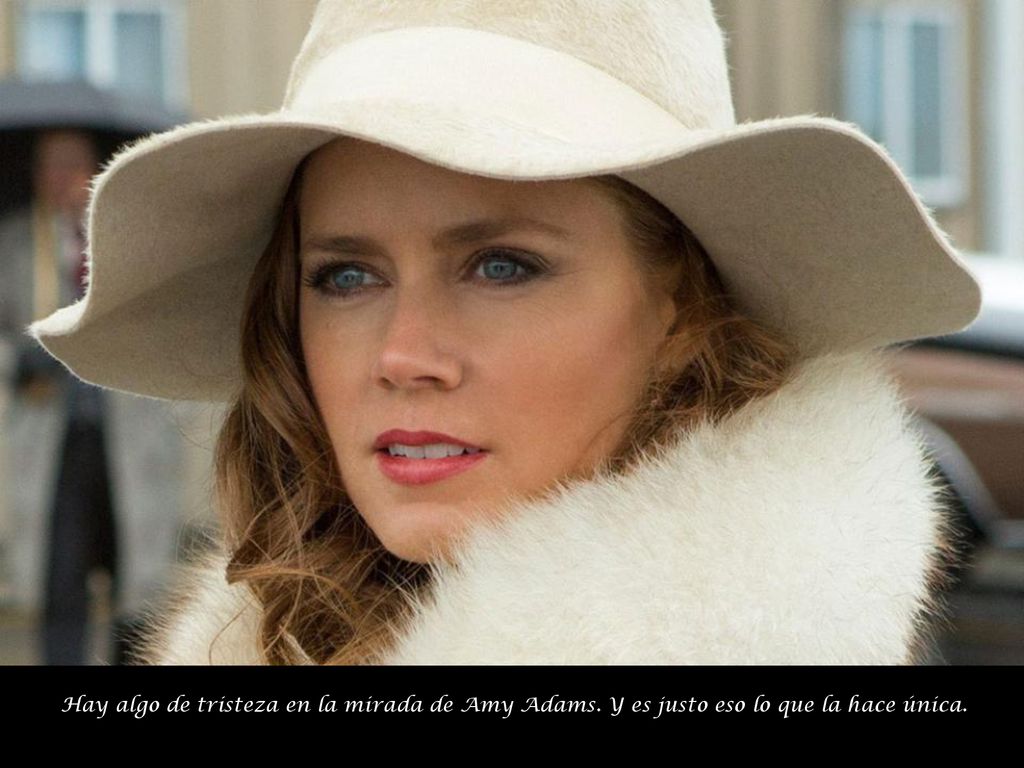 Hay algo de tristeza en la mirada de Amy Adams