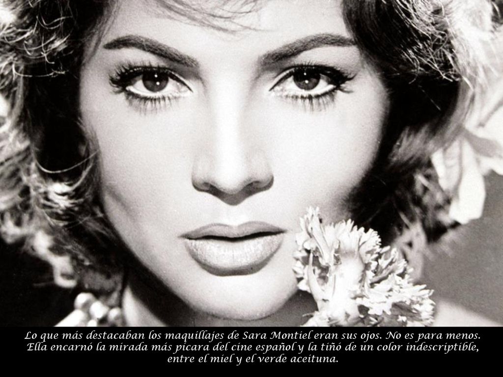 Lo que más destacaban los maquillajes de Sara Montiel eran sus ojos