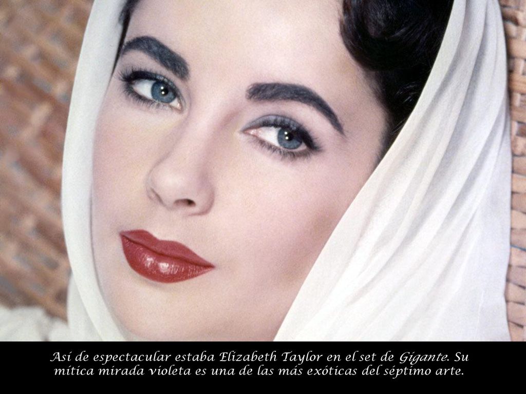Así de espectacular estaba Elizabeth Taylor en el set de Gigante