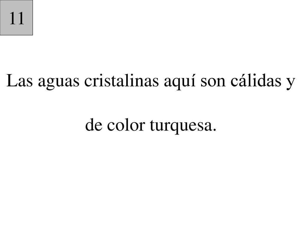 Las aguas cristalinas aquí son cálidas y de color turquesa.