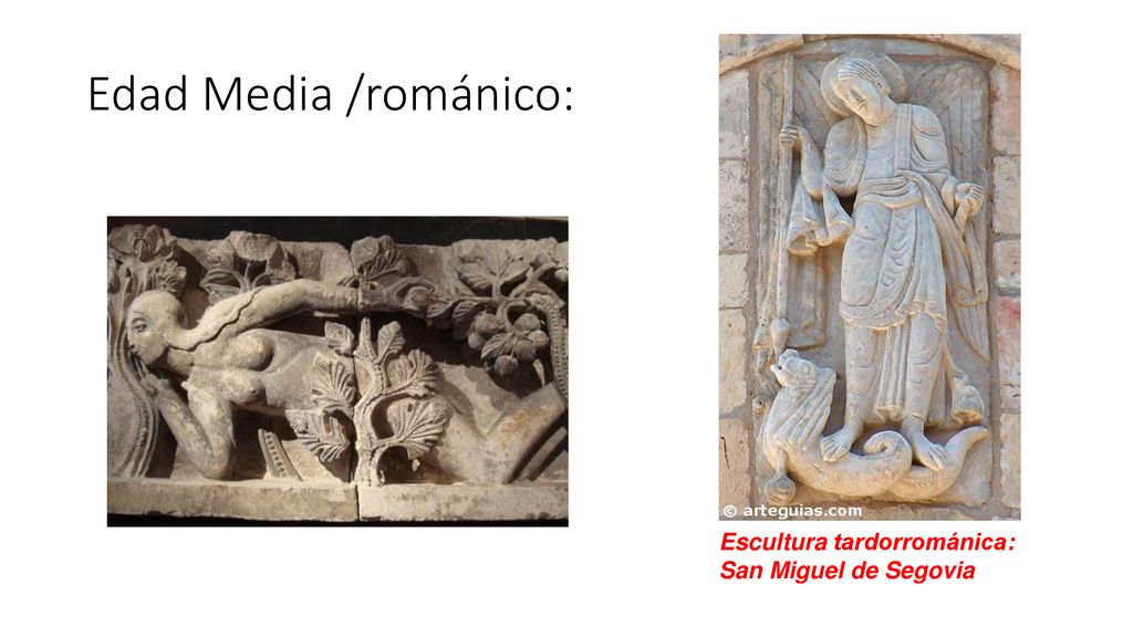 Edad Media /románico: Escultura tardorrománica: San Miguel de Segovia