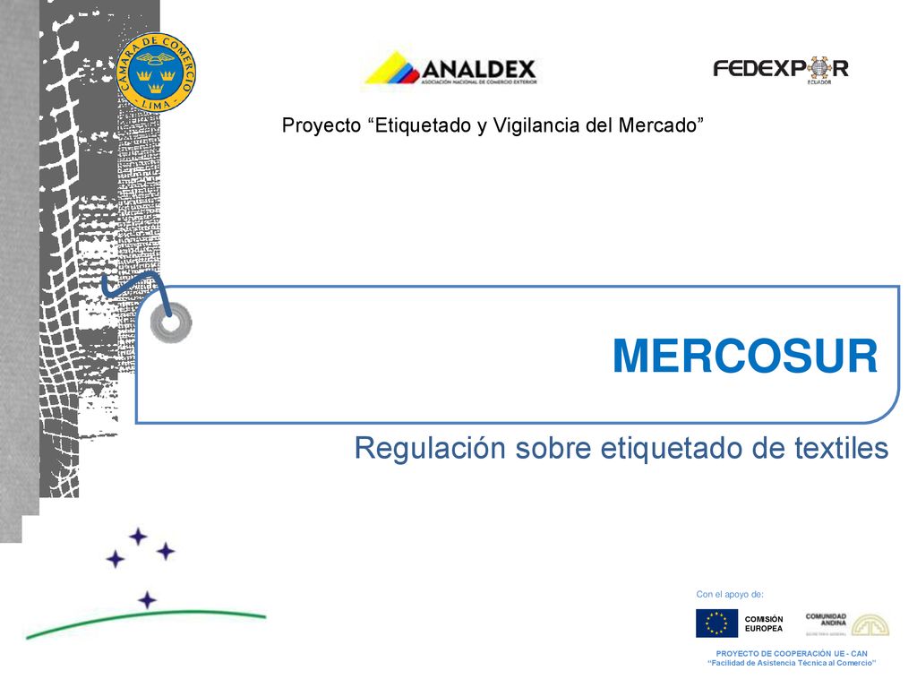 MERCOSUR Regulación sobre etiquetado de textiles