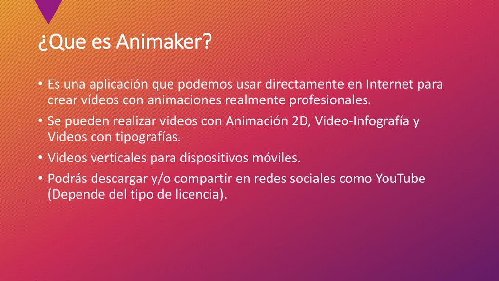 ¿Que es Animaker Es una aplicación que podemos usar directamente en Internet para crear vídeos con animaciones realmente profesionales.