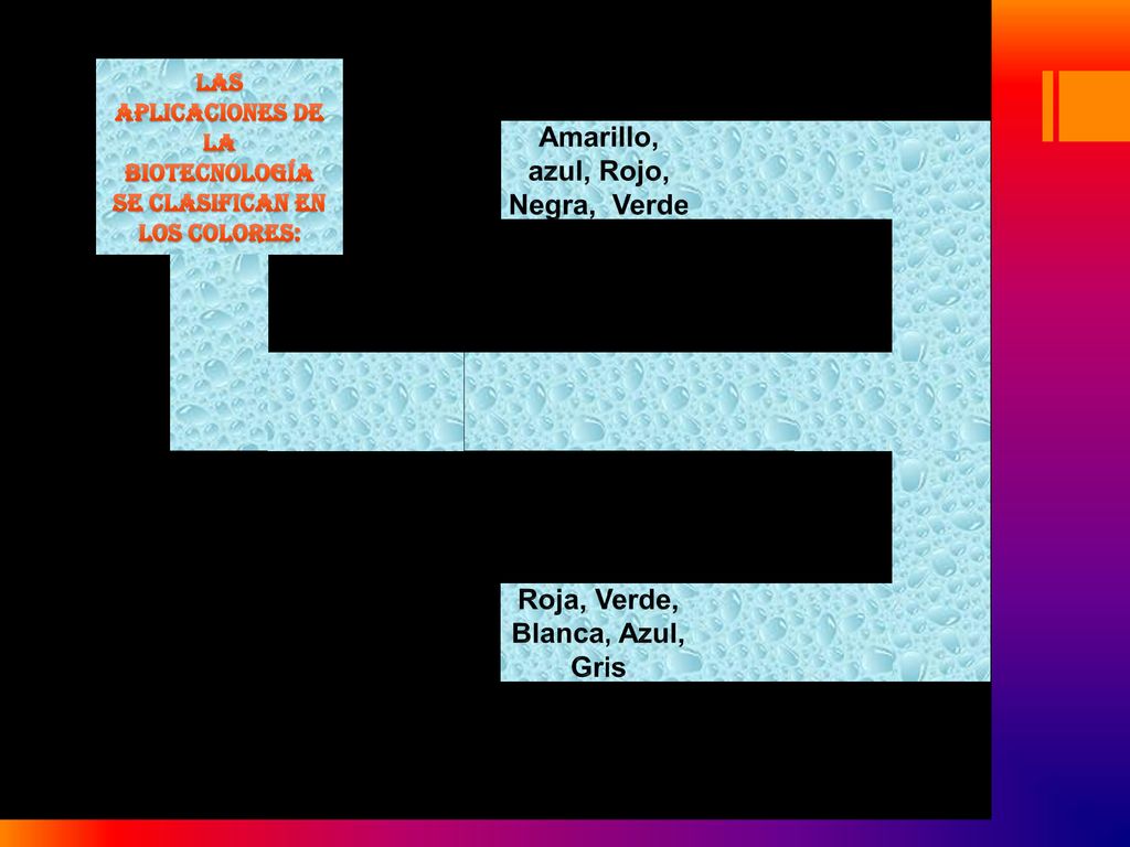 Amarillo, azul, Rojo, Negra, Verde Roja, Verde, Blanca, Azul, Gris