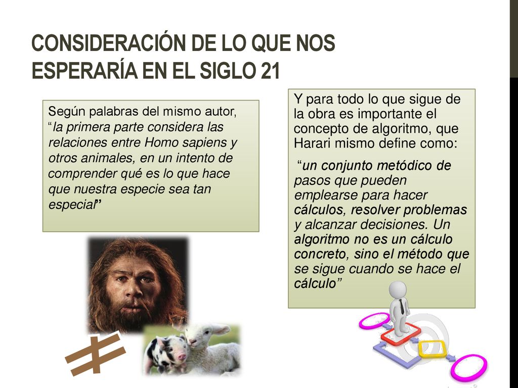 consideración de lo que nos esperaría en el siglo 21