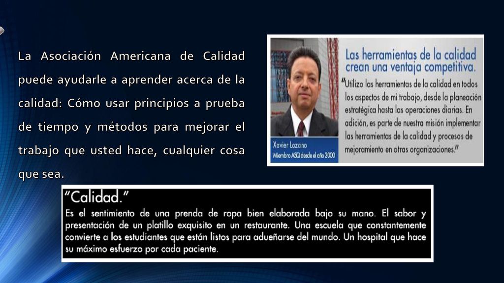 La Asociación Americana de Calidad puede ayudarle a aprender acerca de la calidad: Cómo usar principios a prueba de tiempo y métodos para mejorar el trabajo que usted hace, cualquier cosa que sea.