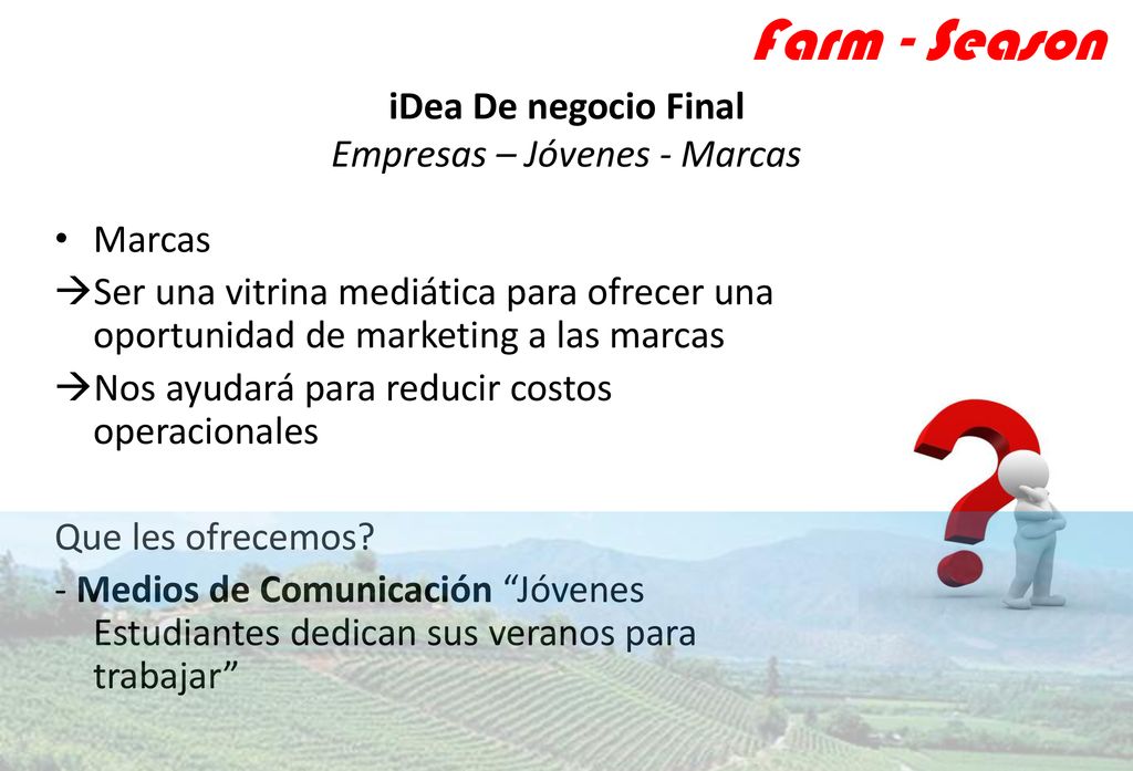 iDea De negocio Final Empresas – Jóvenes - Marcas