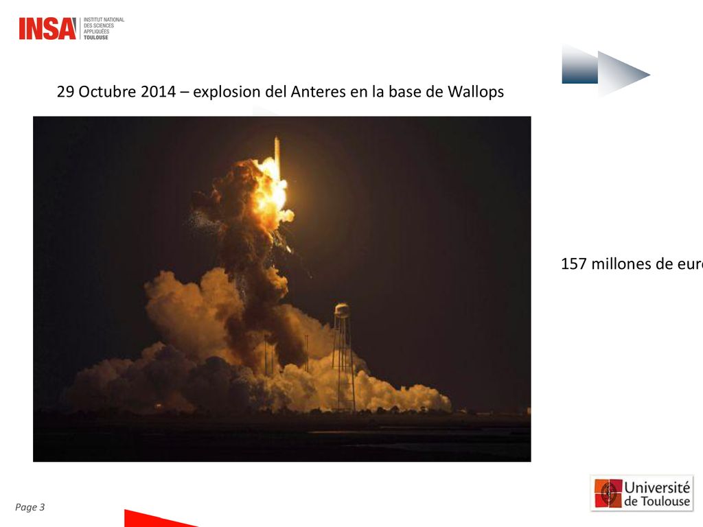 29 Octubre 2014 – explosion del Anteres en la base de Wallops