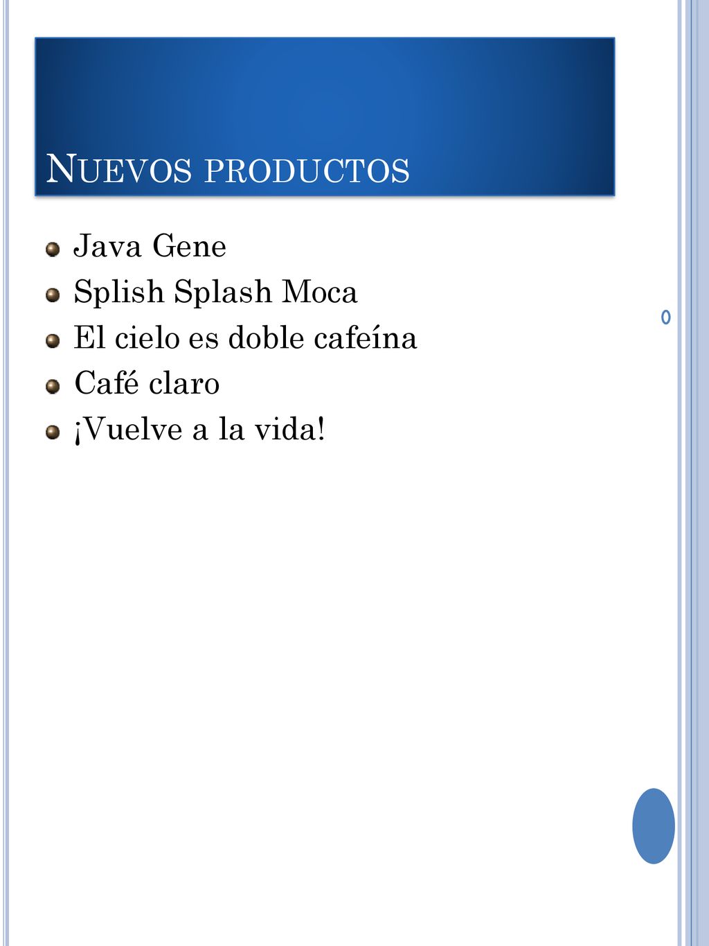 Nuevos productos Java Gene Splish Splash Moca