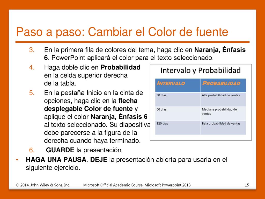Paso a paso: Cambiar el Color de fuente