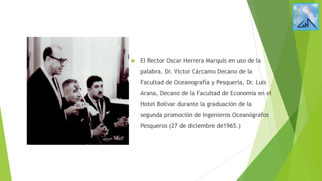 El Rector Oscar Herrera Marquis en uso de la palabra. Dr