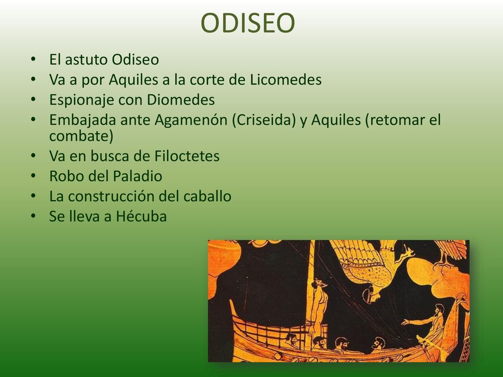 ODISEO El astuto Odiseo Va a por Aquiles a la corte de Licomedes