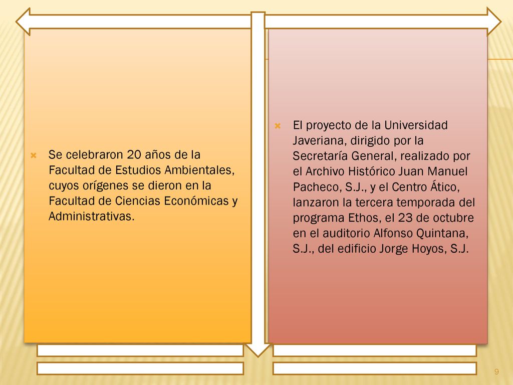 Se celebraron 20 años de la Facultad de Estudios Ambientales, cuyos orígenes se dieron en la Facultad de Ciencias Económicas y Administrativas.