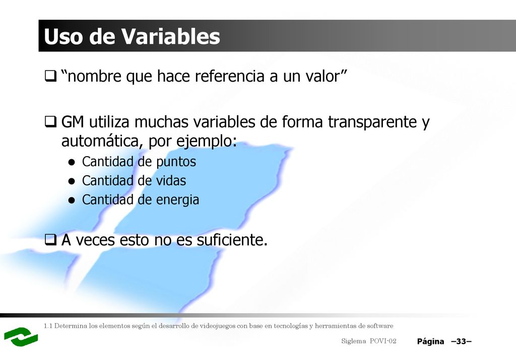 Uso de Variables nombre que hace referencia a un valor