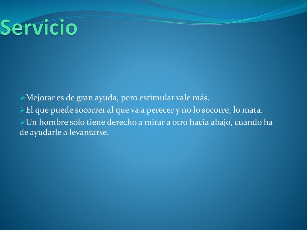 Servicio Mejorar es de gran ayuda, pero estimular vale más.