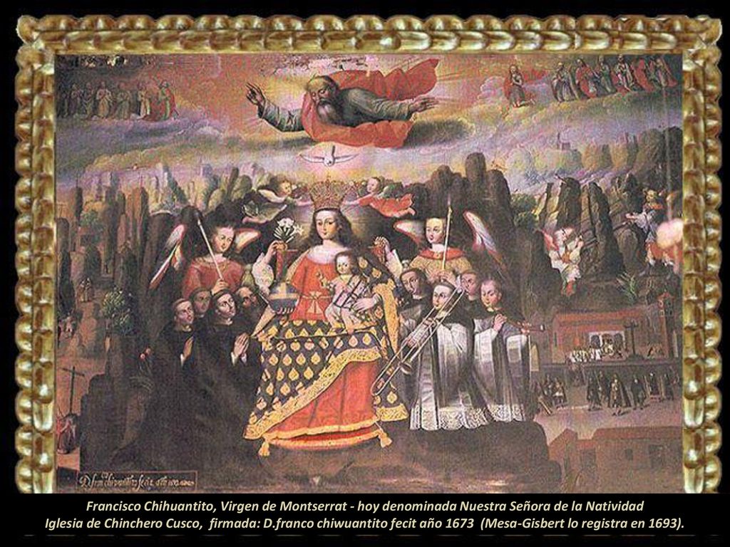 Francisco Chihuantito, Virgen de Montserrat - hoy denominada Nuestra Señora de la Natividad