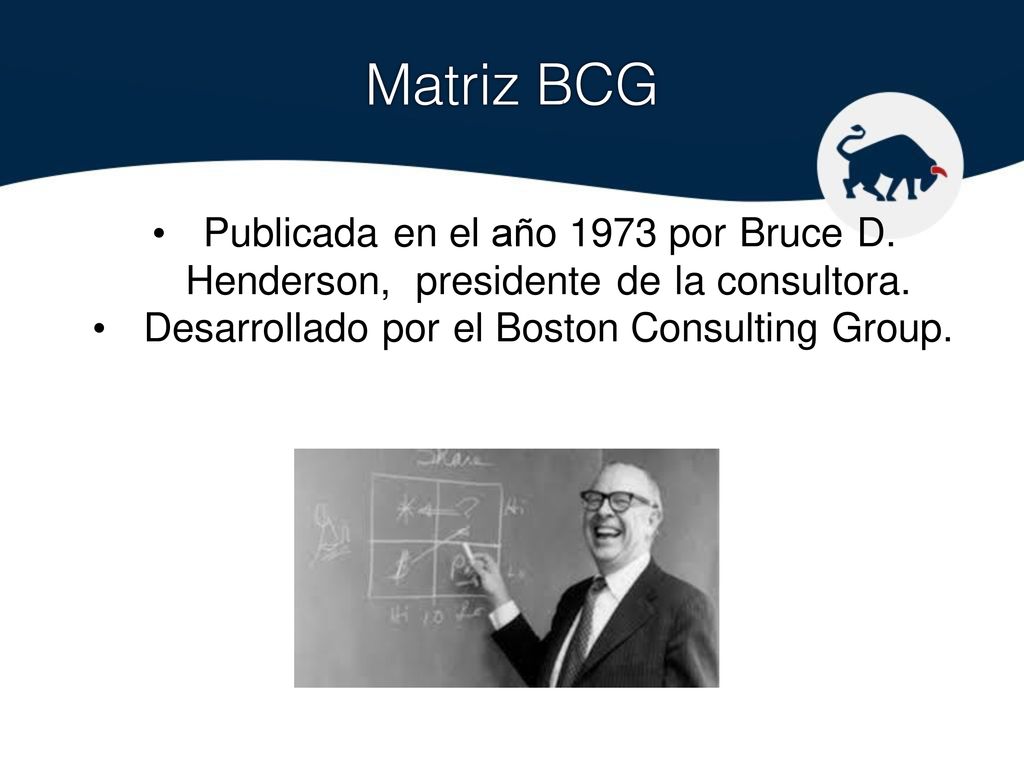 • Publicada en el año 1973 por Bruce D. Henderson, presidente de la consultora.