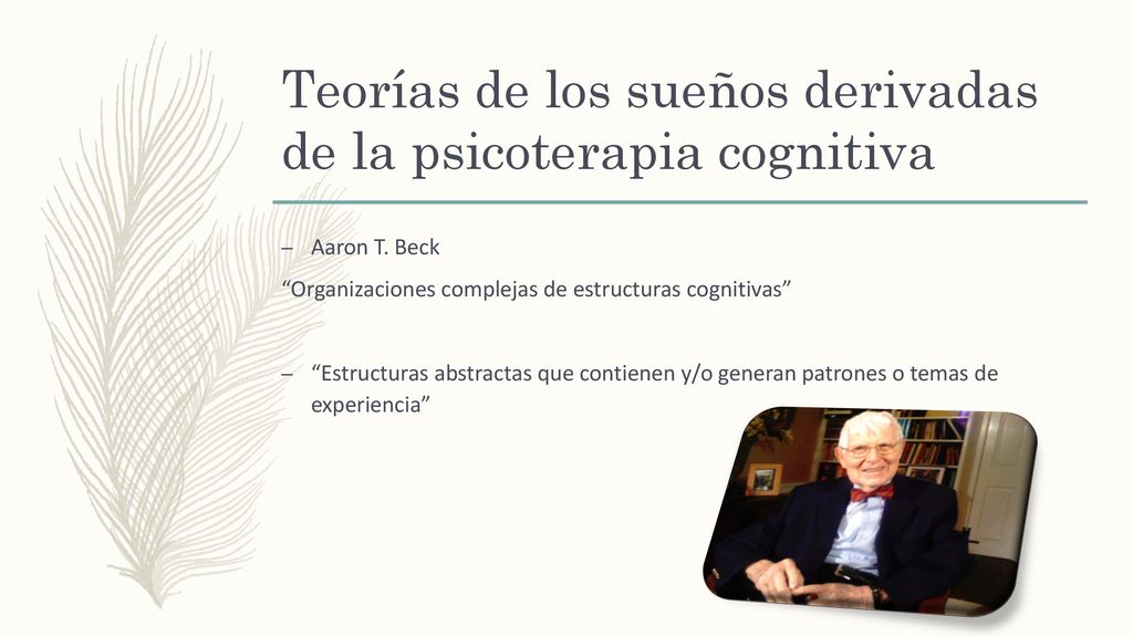 Teorías de los sueños derivadas de la psicoterapia cognitiva