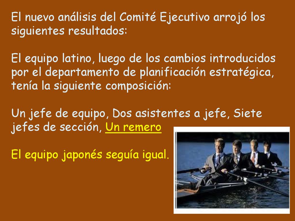 El nuevo análisis del Comité Ejecutivo arrojó los siguientes resultados: