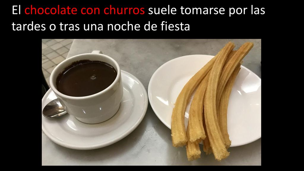 El chocolate con churros suele tomarse por las tardes o tras una noche de fiesta