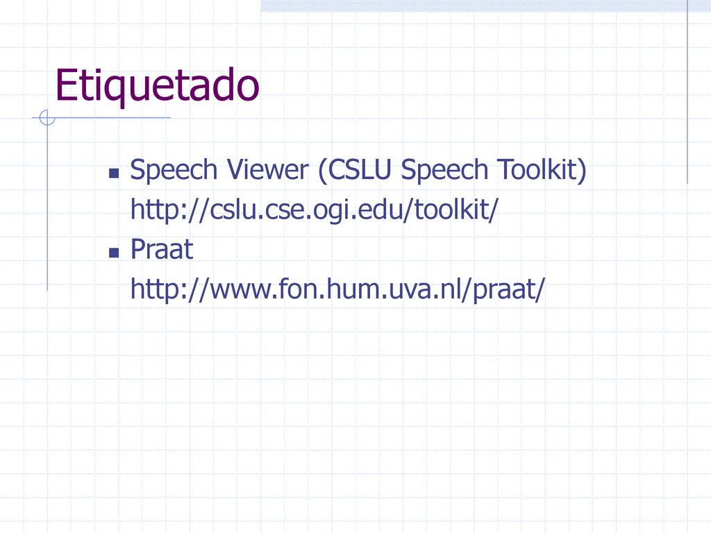 Etiquetado Speech Viewer (CSLU Speech Toolkit)