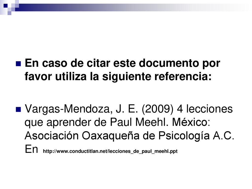 En caso de citar este documento por favor utiliza la siguiente referencia: