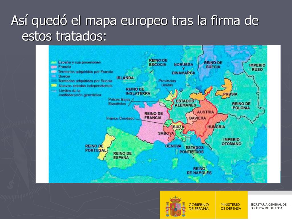 Así quedó el mapa europeo tras la firma de estos tratados: