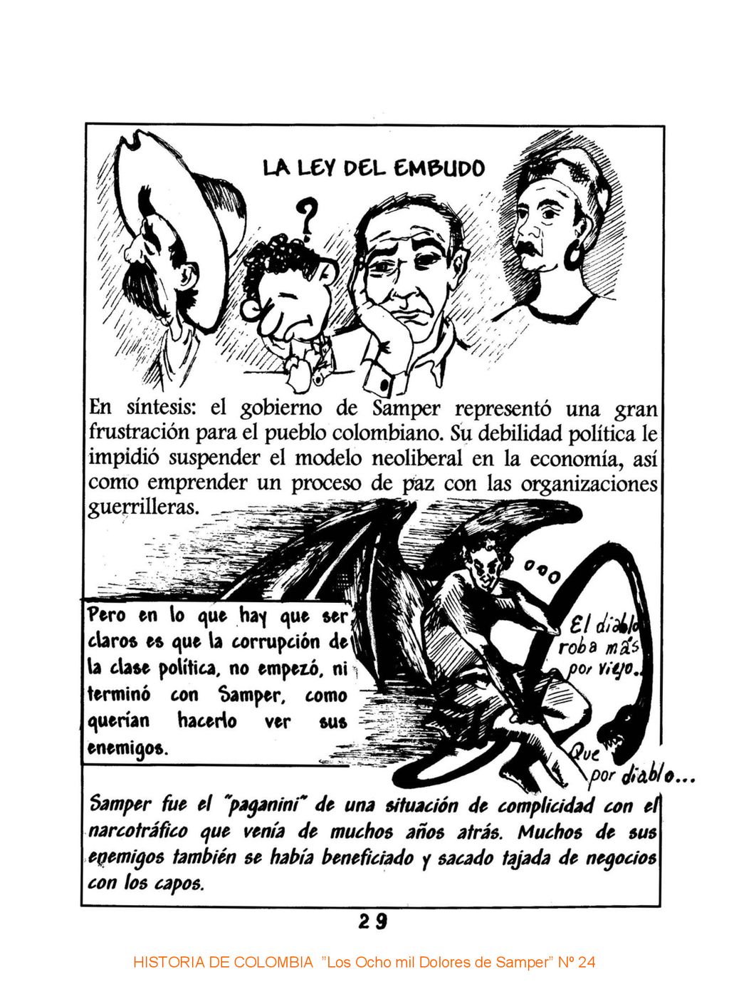 HISTORIA DE COLOMBIA Los Ocho mil Dolores de Samper Nº 24