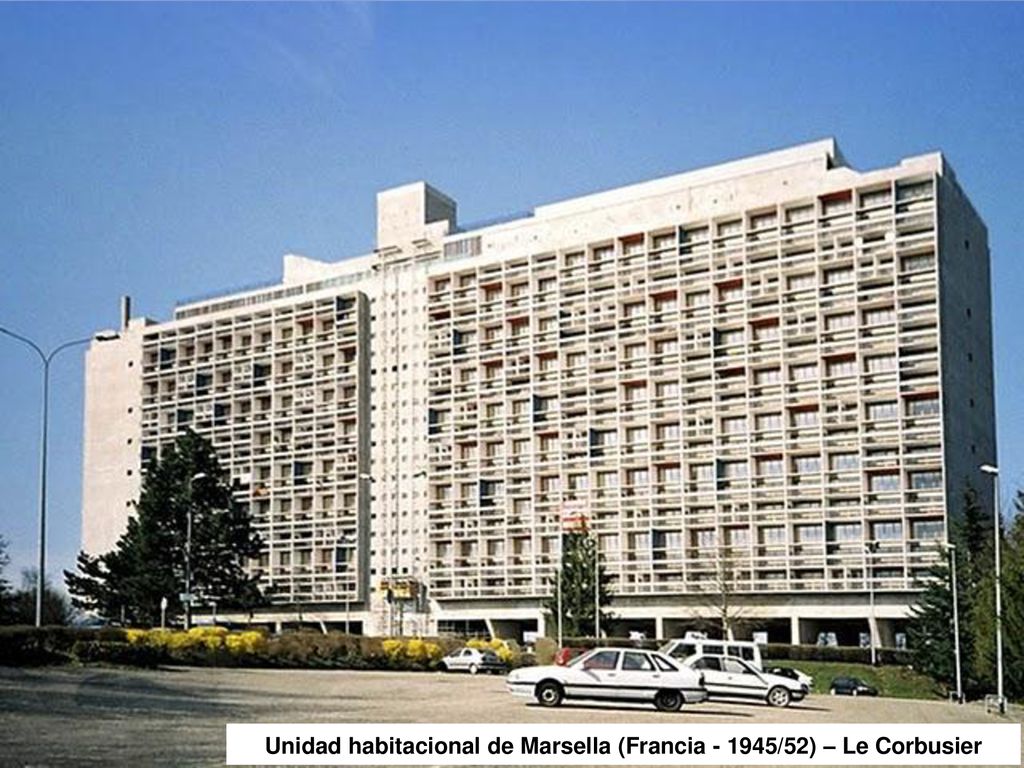 Unidad habitacional de Marsella (Francia /52) – Le Corbusier