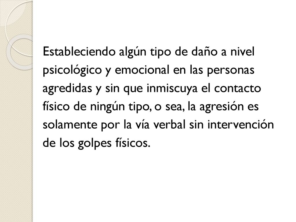 Estableciendo algún tipo de daño a nivel