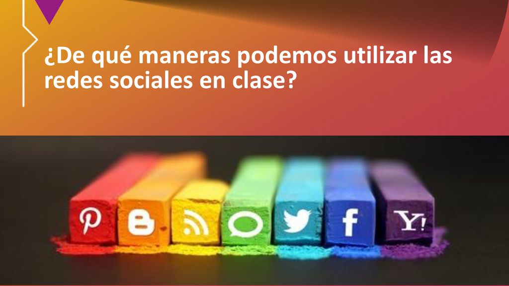¿De qué maneras podemos utilizar las redes sociales en clase