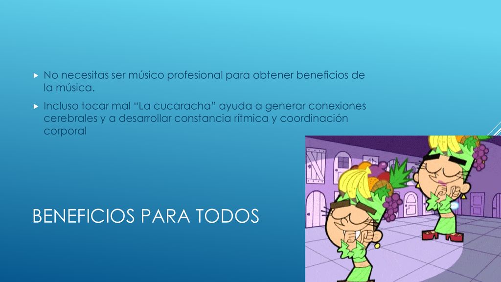 No necesitas ser músico profesional para obtener beneficios de la música.