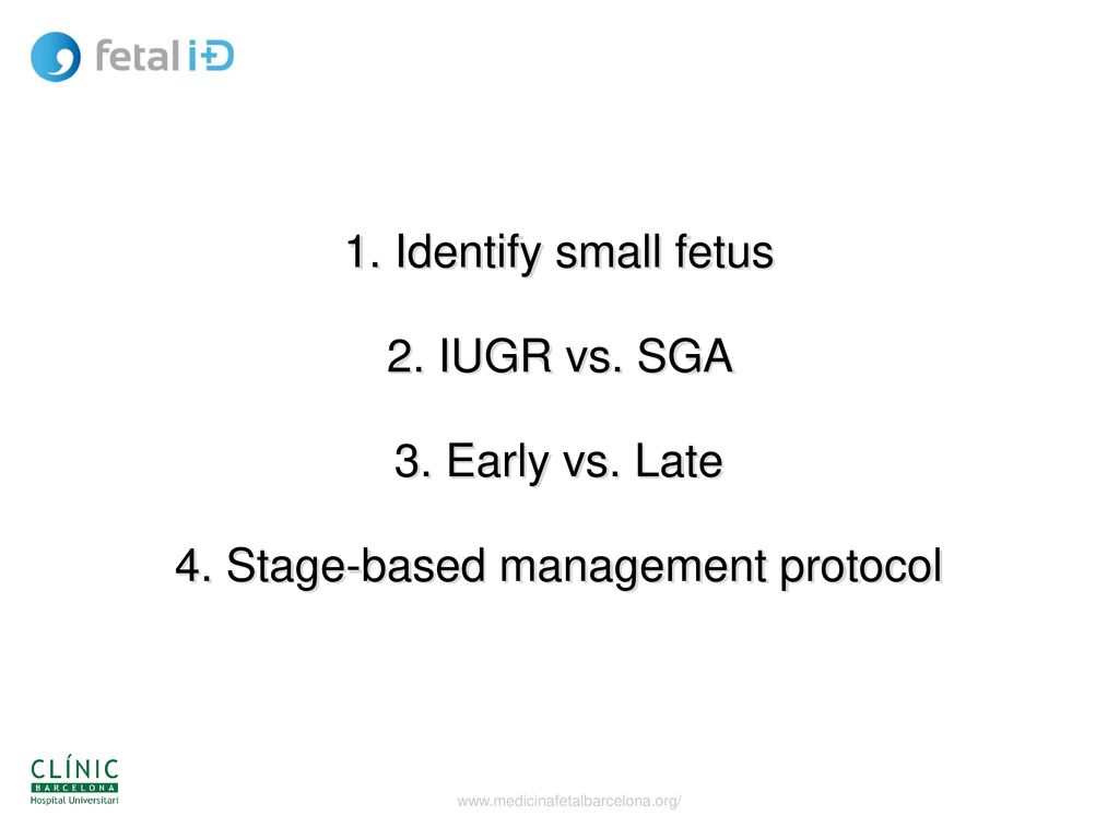 4. Stage-based management protocol