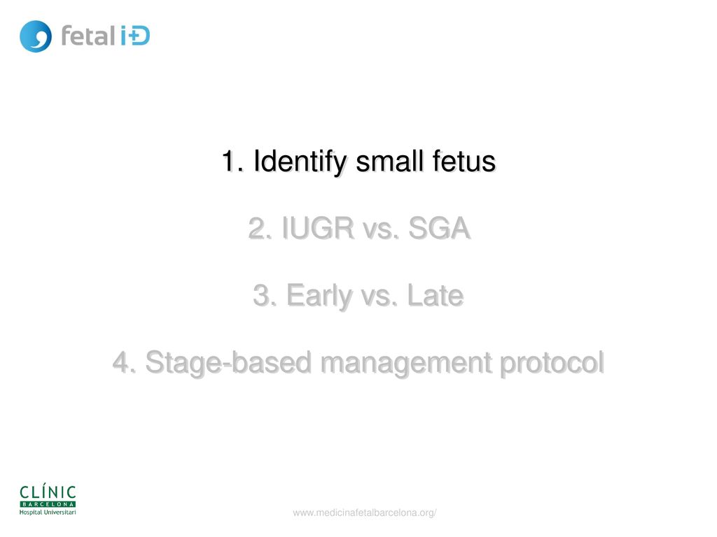 4. Stage-based management protocol