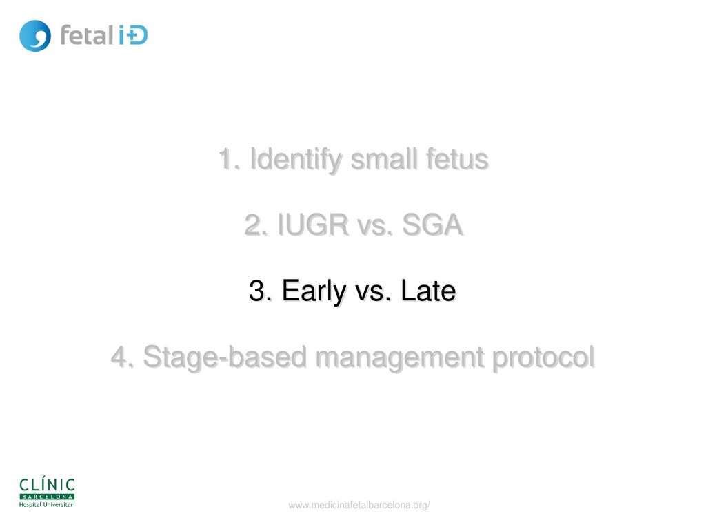 4. Stage-based management protocol