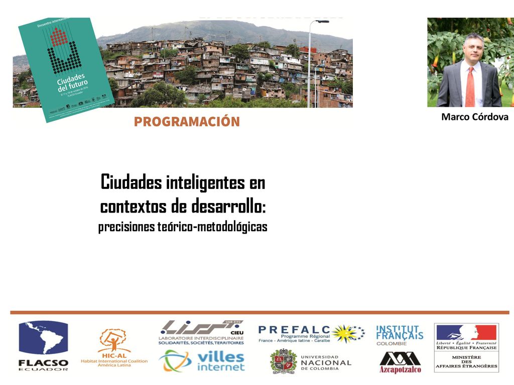 Marco Córdova Ciudades inteligentes en contextos de desarrollo: precisiones teórico-metodológicas