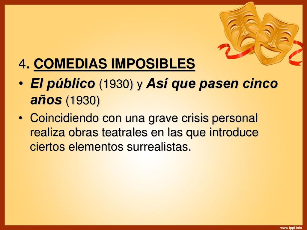 El público (1930) y Así que pasen cinco años (1930)
