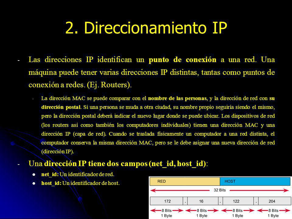 2. Direccionamiento IP