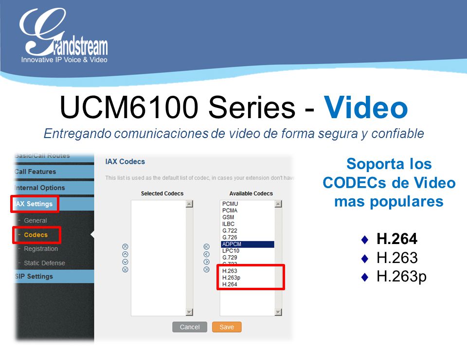 Entregando comunicaciones de video de forma segura y confiable