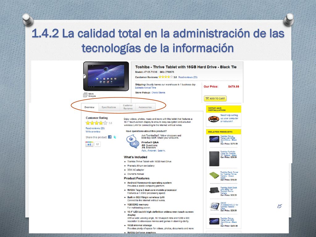 1.4.2 La calidad total en la administración de las tecnologías de la información