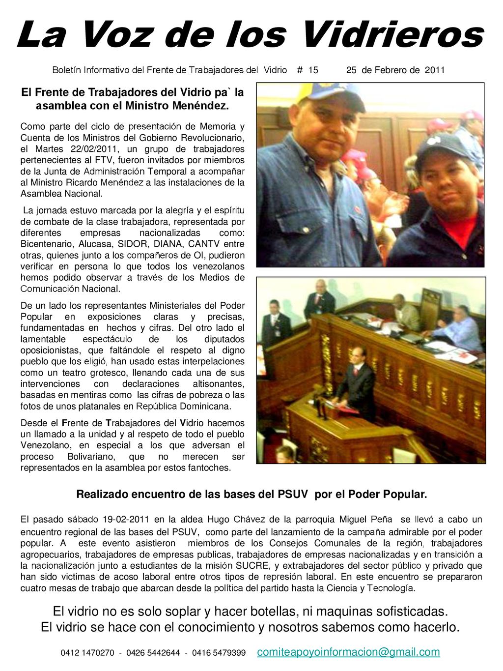 Realizado encuentro de las bases del PSUV por el Poder Popular.