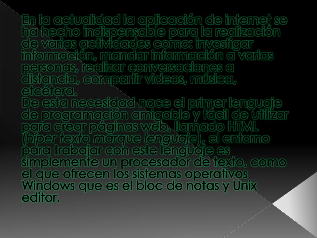 En la actualidad la aplicación de internet se ha hecho indispensable para la realización de varias actividades como: investigar información, mandar información a varias personas, realizar conversaciones a distancia, compartir videos, música, etcétera.
