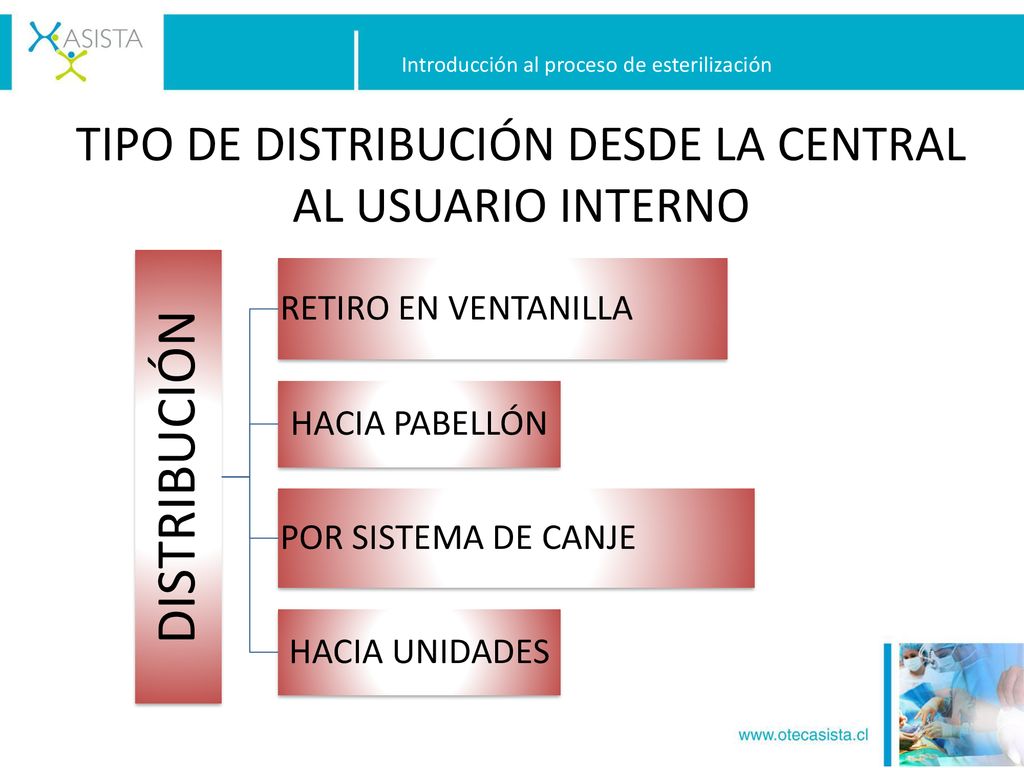 TIPO DE DISTRIBUCIÓN DESDE LA CENTRAL AL USUARIO INTERNO