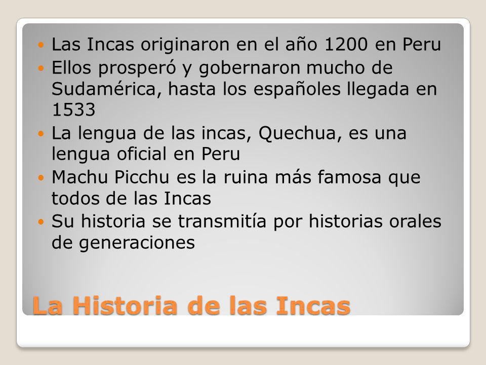 La Historia de las Incas