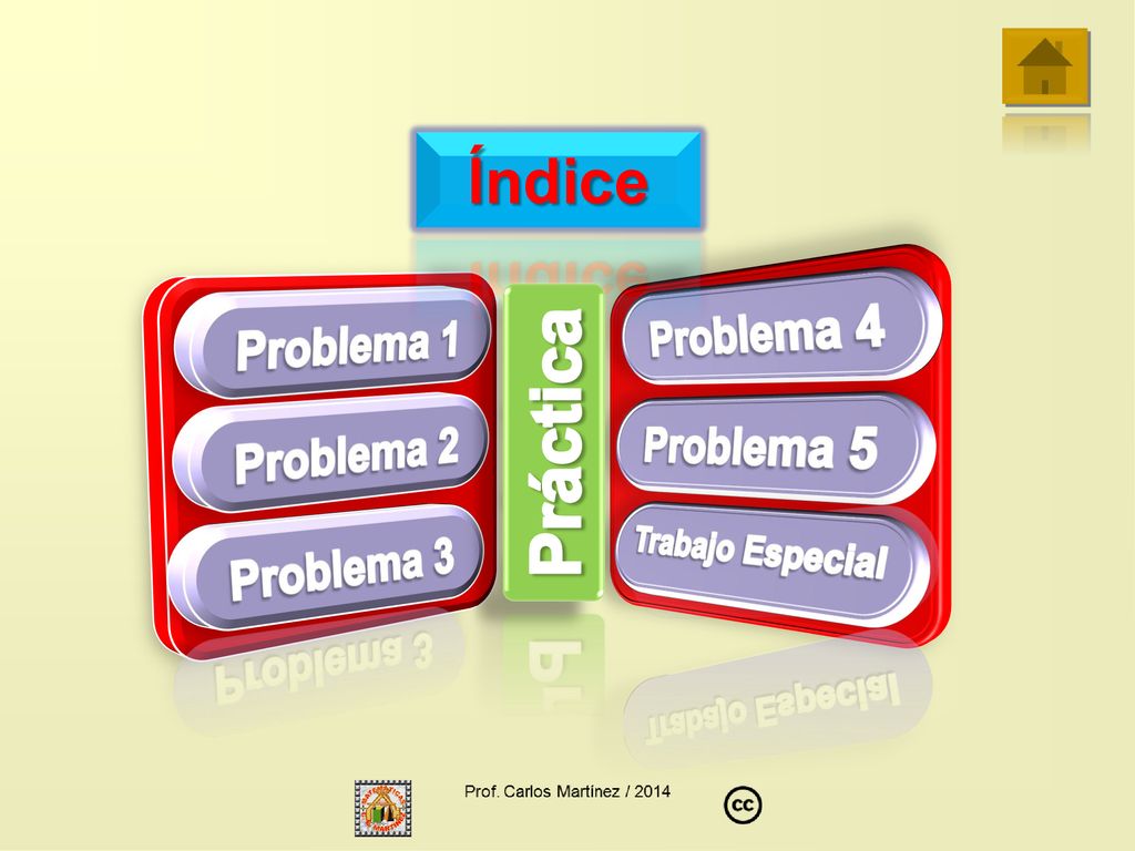 Práctica Índice Problema 4 Problema 1 Problema 5 Problema 2 Problema 3